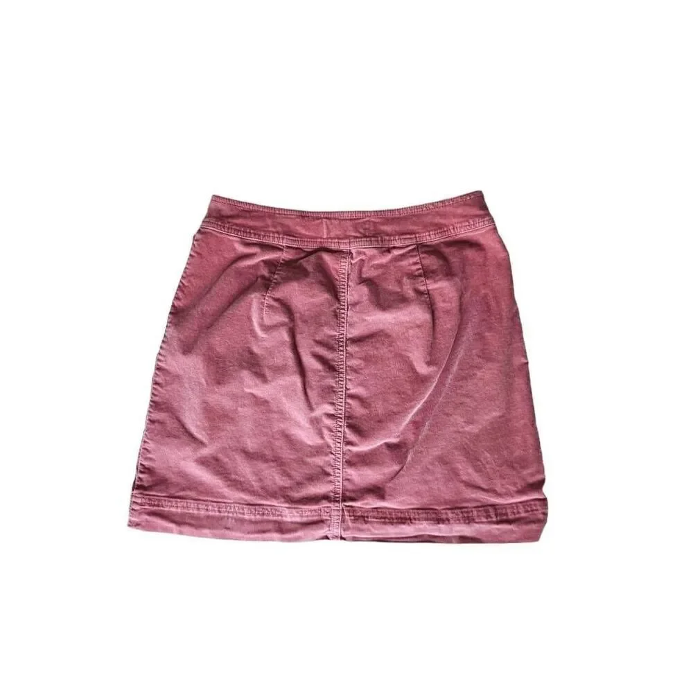 madewell double zipper mini skirt